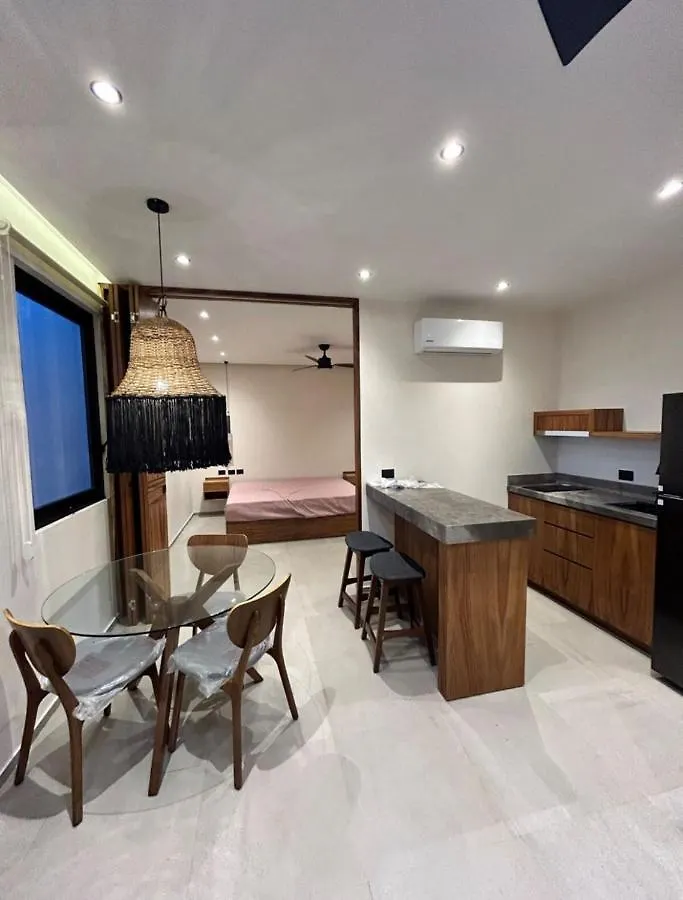 Depto#2 Lujoso Departamento En Tulum 1 Recアパートメント アパート