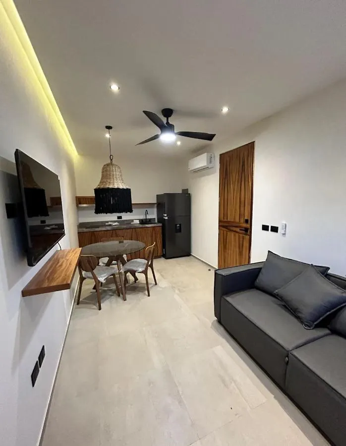 Depto#2 Lujoso Departamento En Tulum 1 Recアパートメント