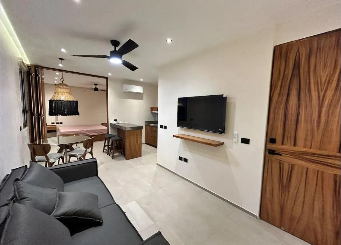 Depto#2 Lujoso Departamento En Tulum 1 Recアパートメント メキシコ